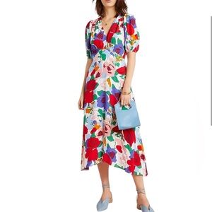 Faithfull the Brand Vittoria Midi
Dress Anita Floral Print